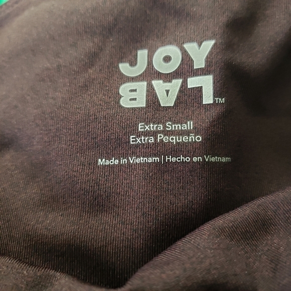 JoyLab Shine High Waisted Leggings 7/8 Length Brown Copper Womens Size XS New - Picture 8 of 10